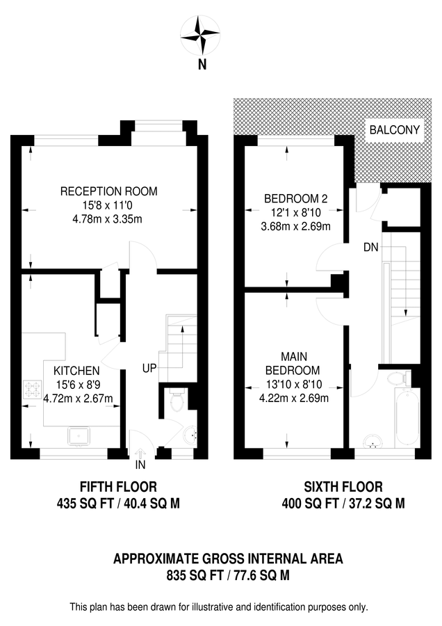 Квартира в Лондоне, Великобритания, 78 м² - фото 8