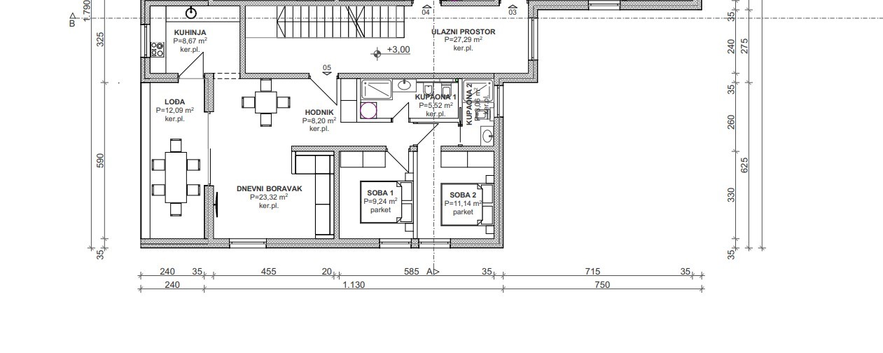 Квартира в Медулине, Хорватия, 82 м² - фото 3