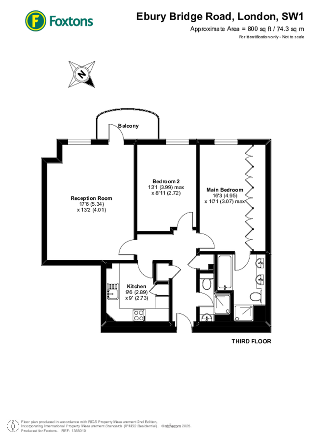 Квартира в Лондоне, Великобритания, 74 м² - фото 13