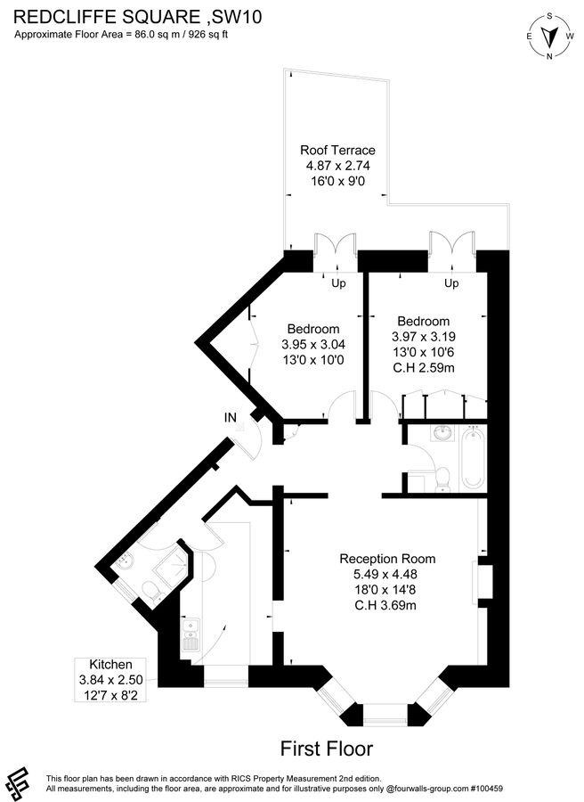 Квартира в Лондоне, Великобритания, 86 м² - фото 17