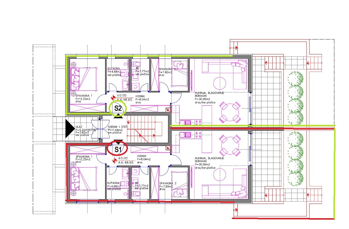 Квартира в Лижняне, Хорватия, 76 м² - фото 4