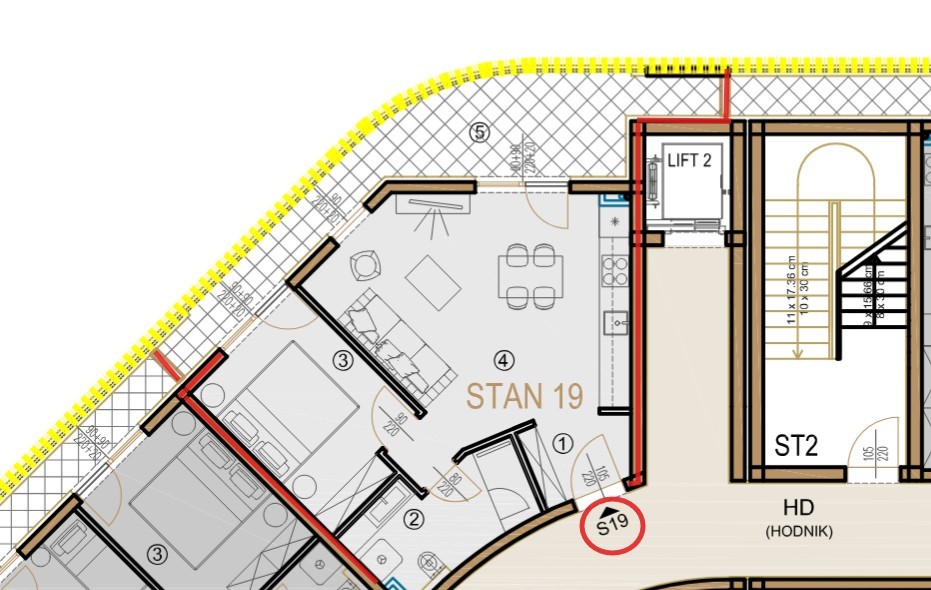 Квартира в Порече, Хорватия, 52.81 м² - фото 4