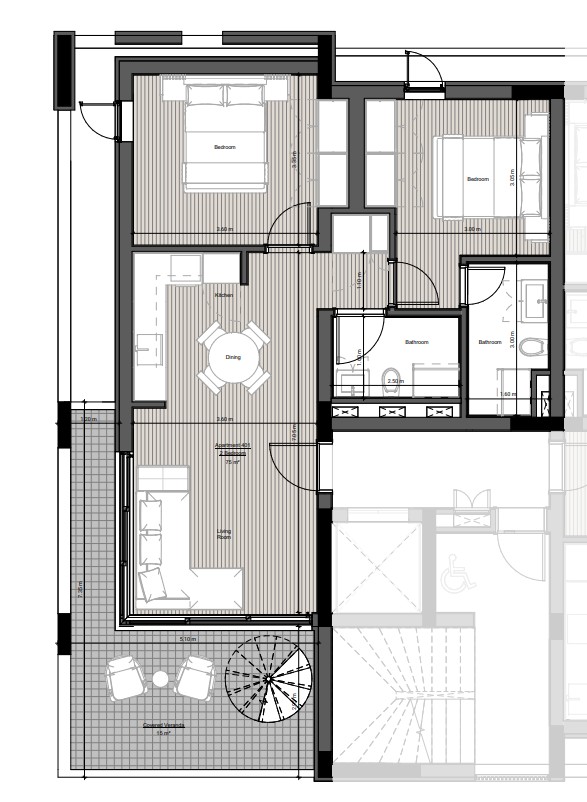 Пентхаус в Лимасоле, Кипр, 132 м² - фото 6