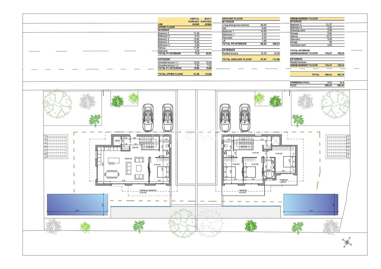 Вилла в Финестрате, Испания, 365 м² - фото 11
