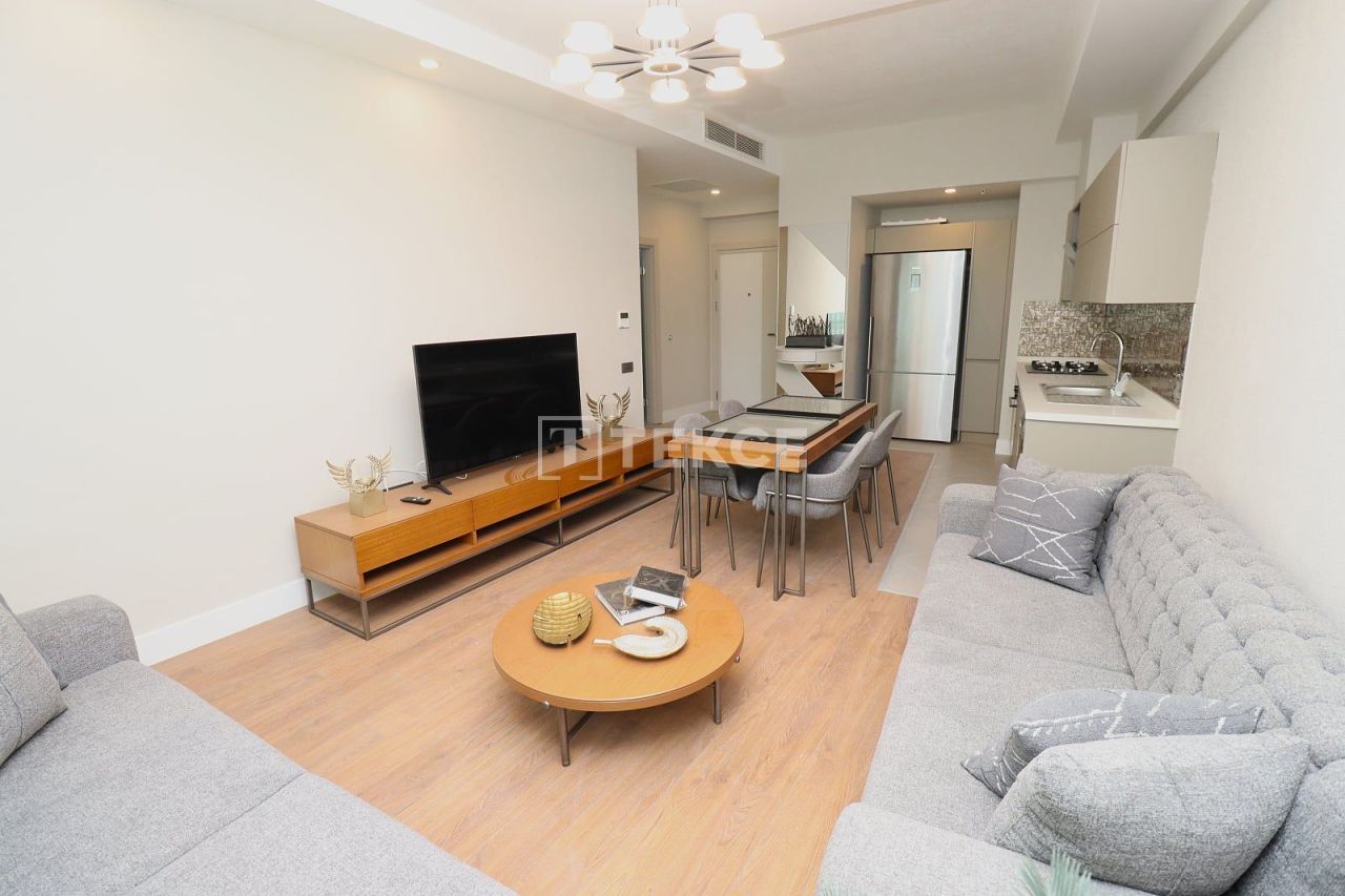 Апартаменты в Анталии, Турция, 65 м² - фото 16