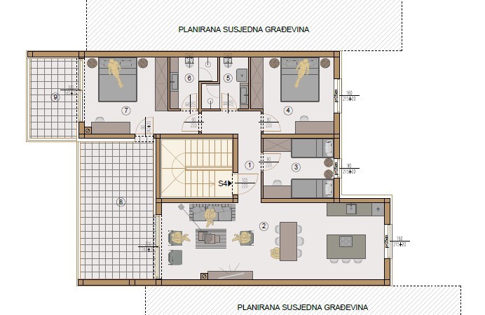 Квартира в Пуле, Хорватия, 130 м² - фото 6