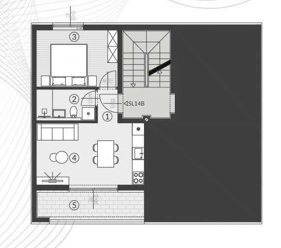 Квартира в Пуле, Хорватия, 45.95 м² - фото 7