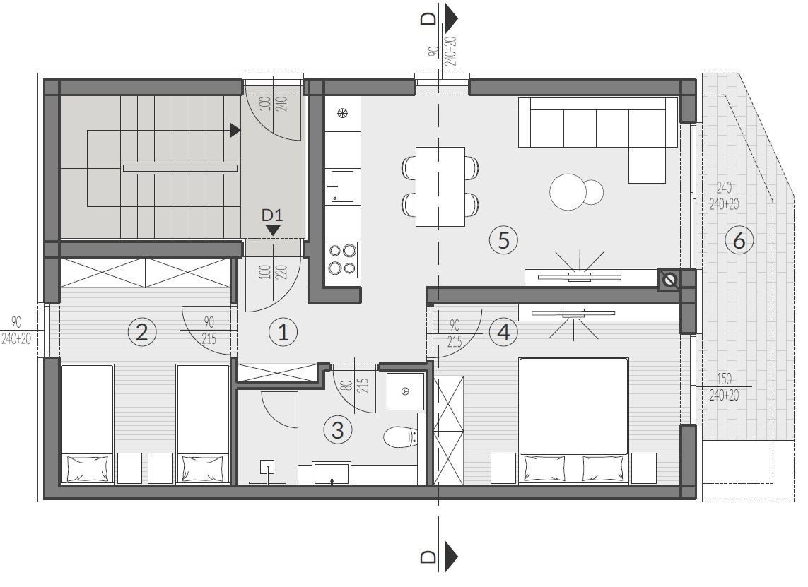 Квартира в Пуле, Хорватия, 69 м² - фото 7