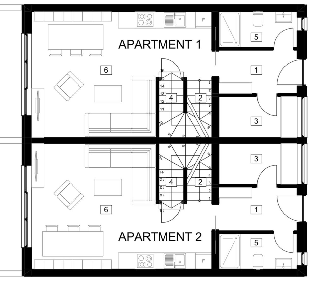 Квартира Istria, Nova vas, Хорватия, 126.4 м² - фото 8