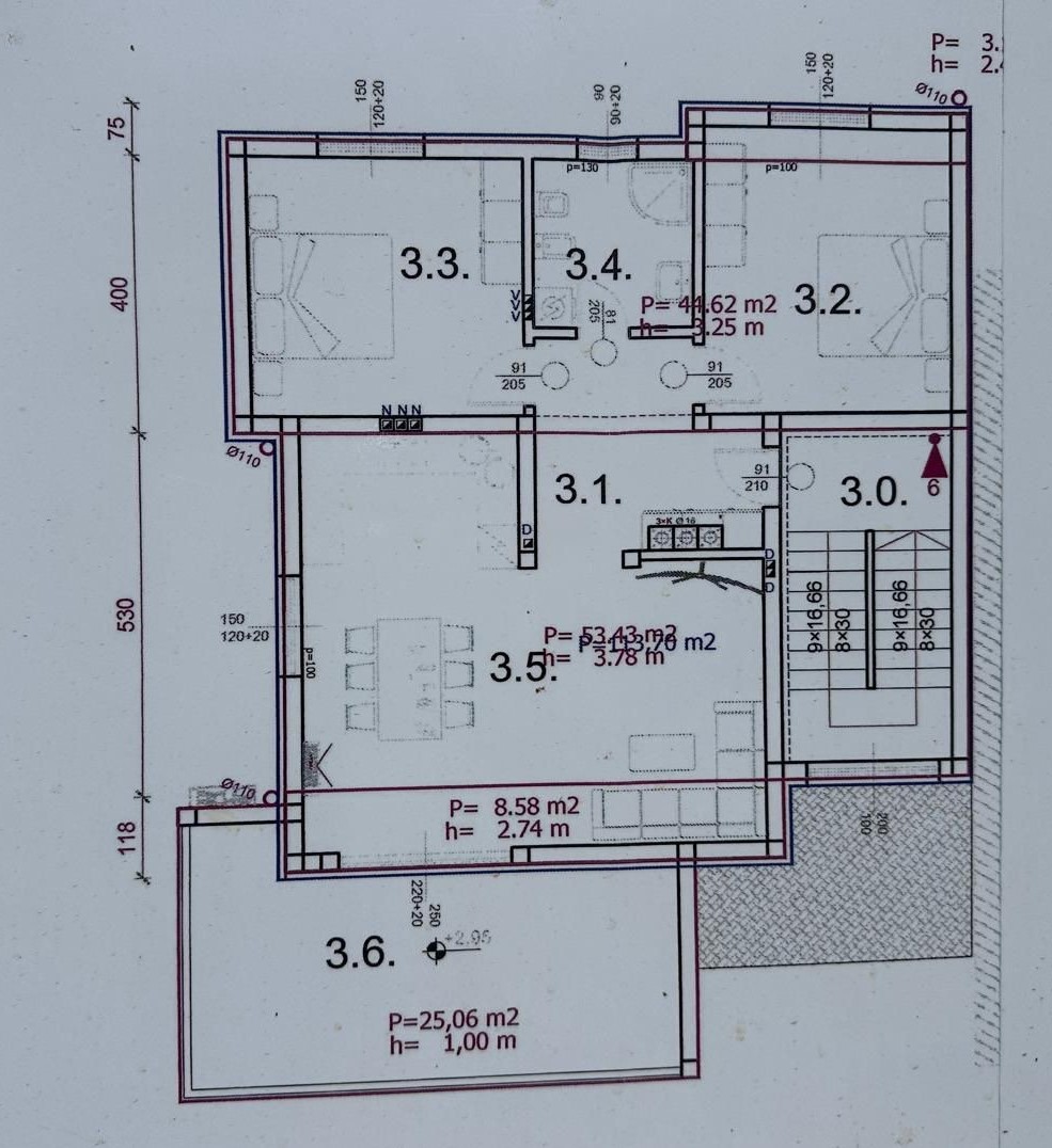 Квартира Istria, Barbariga, Хорватия, 113.7 м² - фото 8