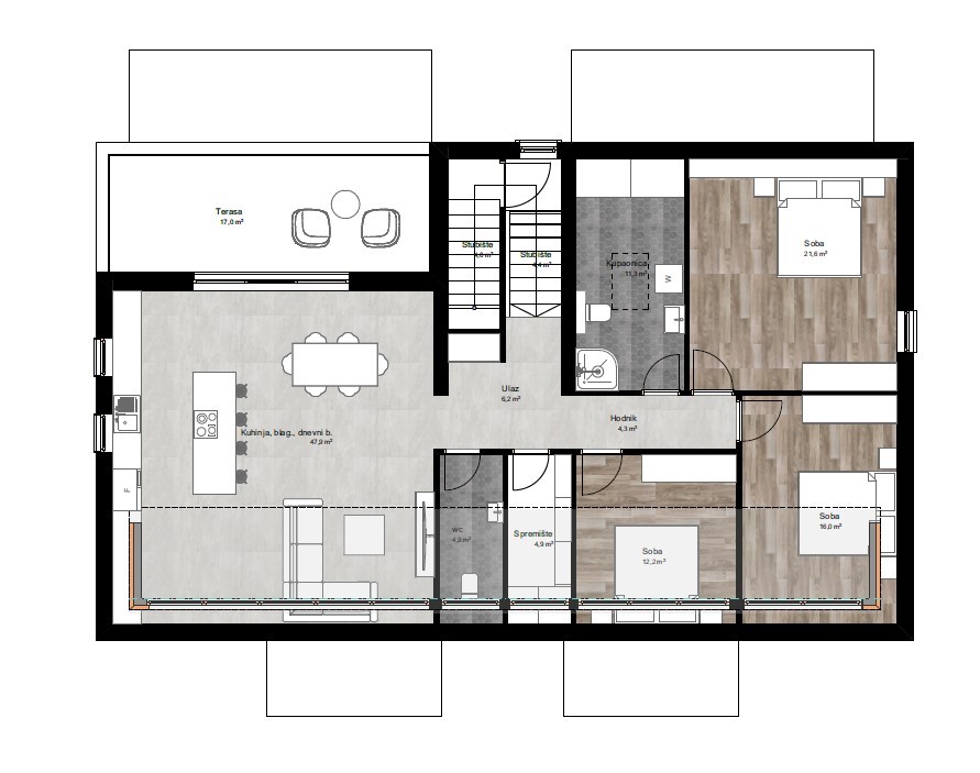 Квартира в Порече, Хорватия, 143.35 м² - фото 8