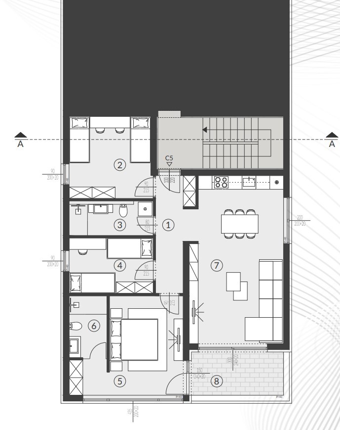 Квартира в Фажане, Хорватия, 87.88 м² - фото 8