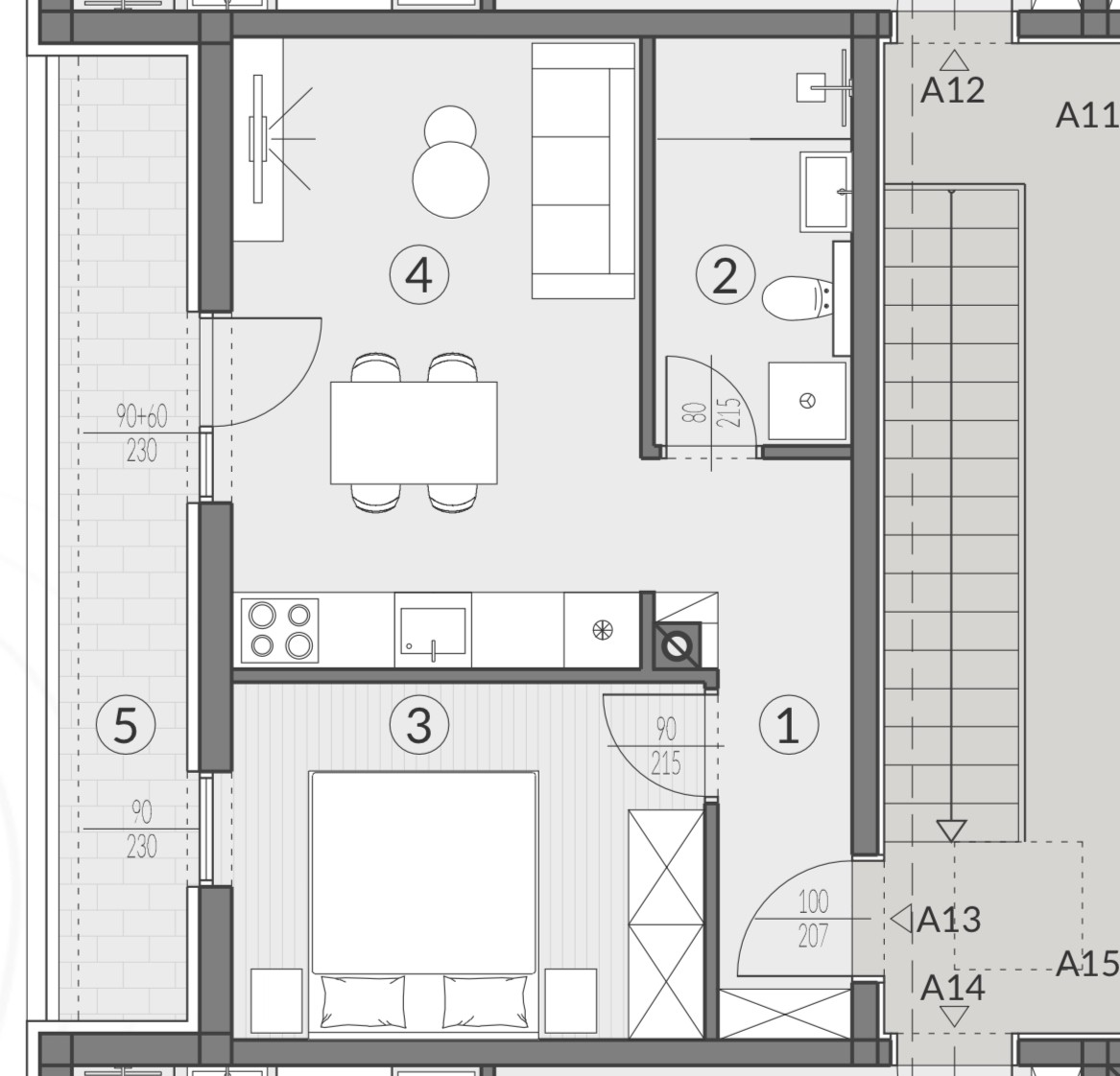Квартира в Пуле, Хорватия, 45.39 м² - фото 9
