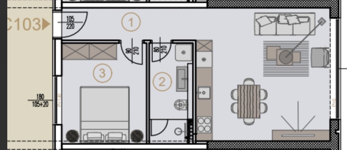Квартира в Порече, Хорватия, 47.2 м² - фото 12