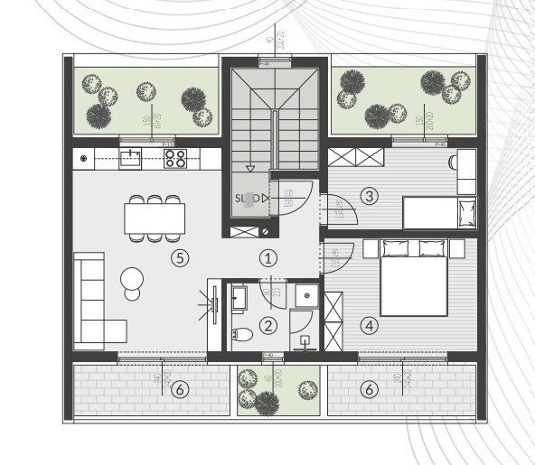 Квартира в Пуле, Хорватия, 60.79 м² - фото 12