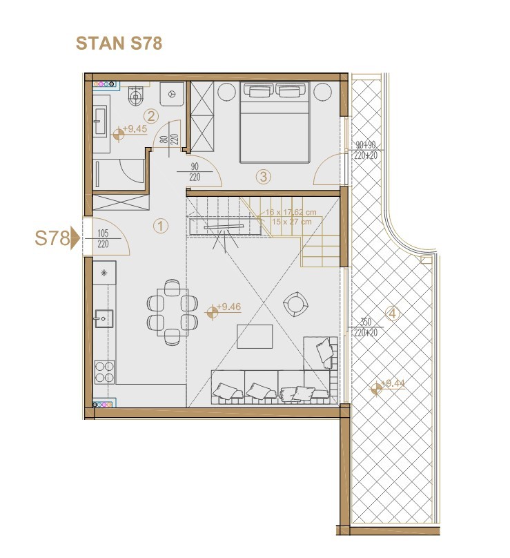 Квартира в Порече, Хорватия, 154.37 м² - фото 13