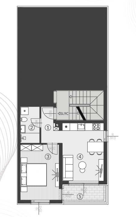 Квартира в Пуле, Хорватия, 45.59 м² - фото 15
