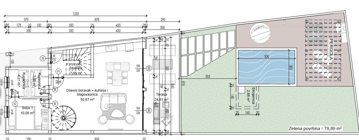 Квартира Istria, Tar, Хорватия, 166.24 м² - фото 15