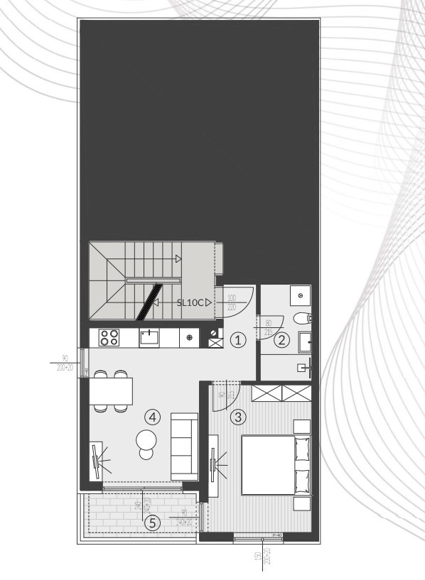 Квартира в Пуле, Хорватия, 45.48 м² - фото 15