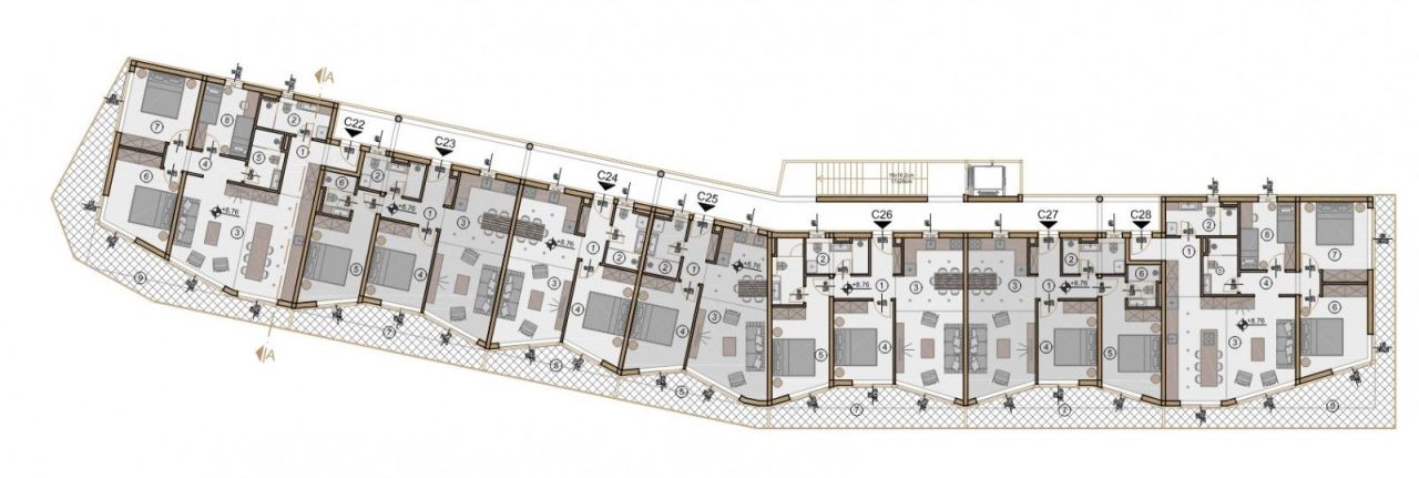 Квартира в Пуле, Хорватия, 73.64 м² - фото 17