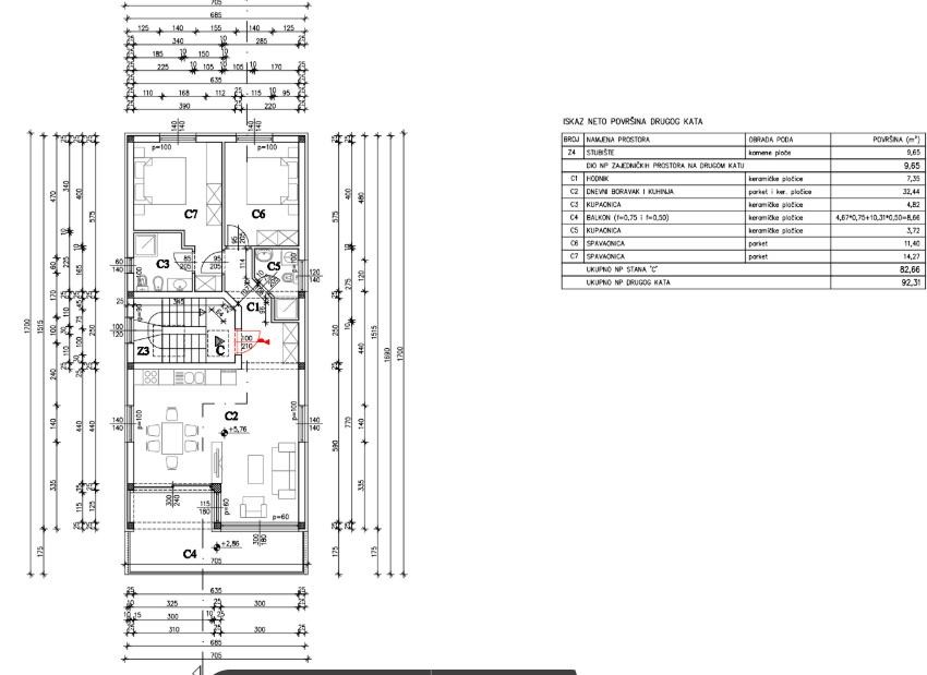 Квартира в Медулине, Хорватия, 104.76 м² - фото 17