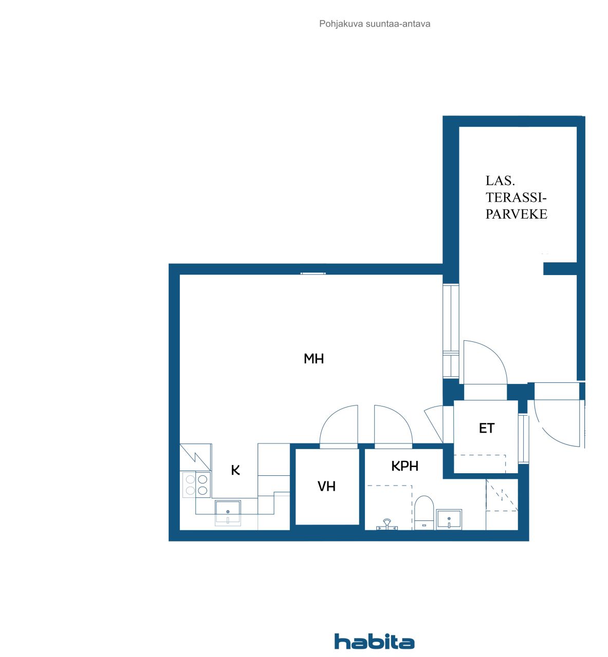 Апартаменты в Вантаа, Финляндия, 35 м² - фото 2