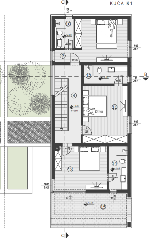 Вилла в Медулине, Хорватия, 246 м² - фото 10