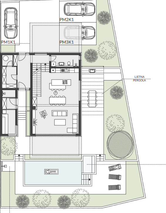 Вилла в Медулине, Хорватия, 246 м² - фото 11