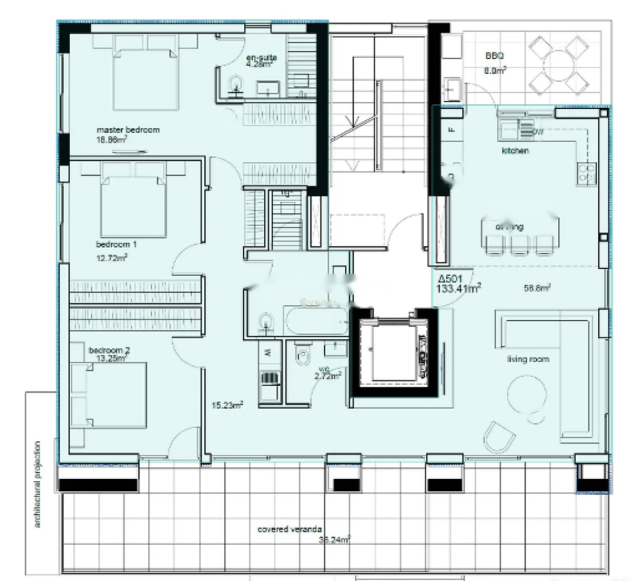 Квартира в Лимасоле, Кипр, 178 м² - фото 4
