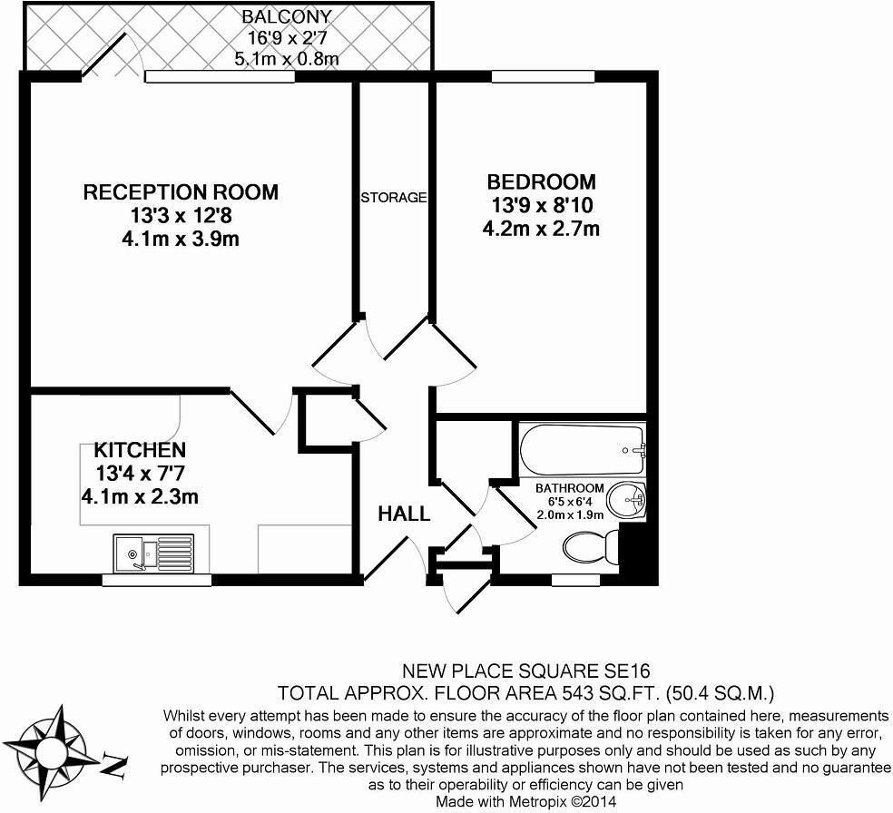 Квартира в Лондоне, Великобритания, 50 м² - фото 6