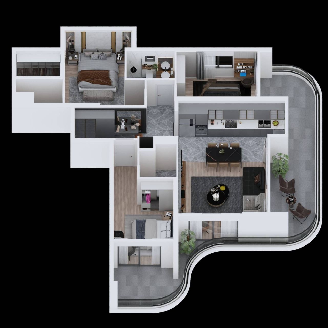 Квартира в Мерсине, Турция, 160 м² - фото 18