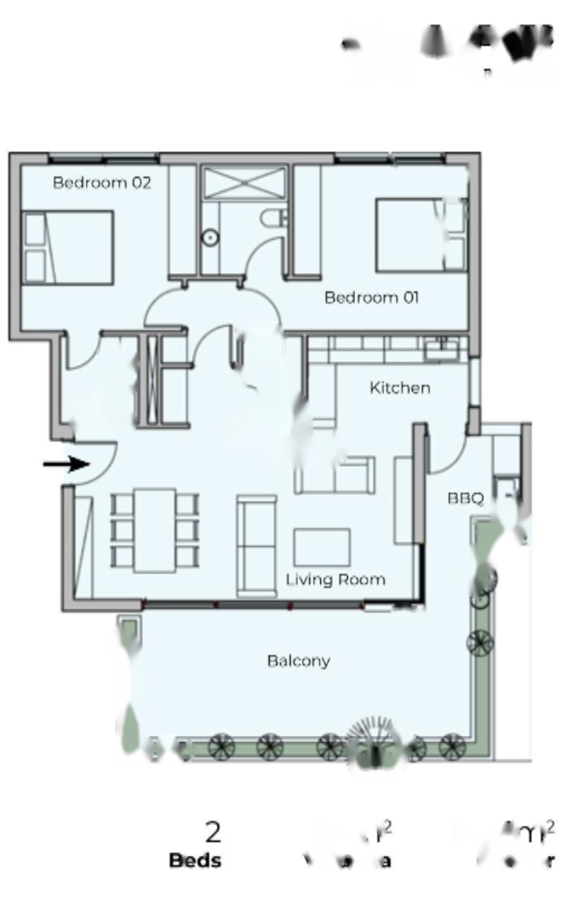 Квартира в Ермасойе, Кипр, 89 м² - фото 11