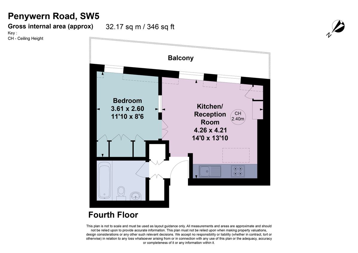 Квартира в Лондоне, Великобритания, 32 м² - фото 11
