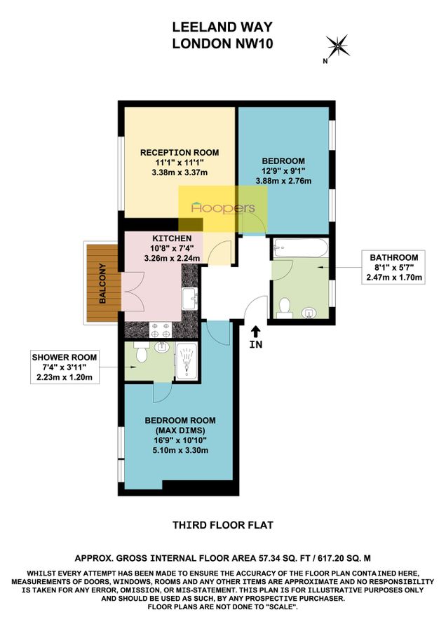 Квартира в Лондоне, Великобритания, 57 м² - фото 11