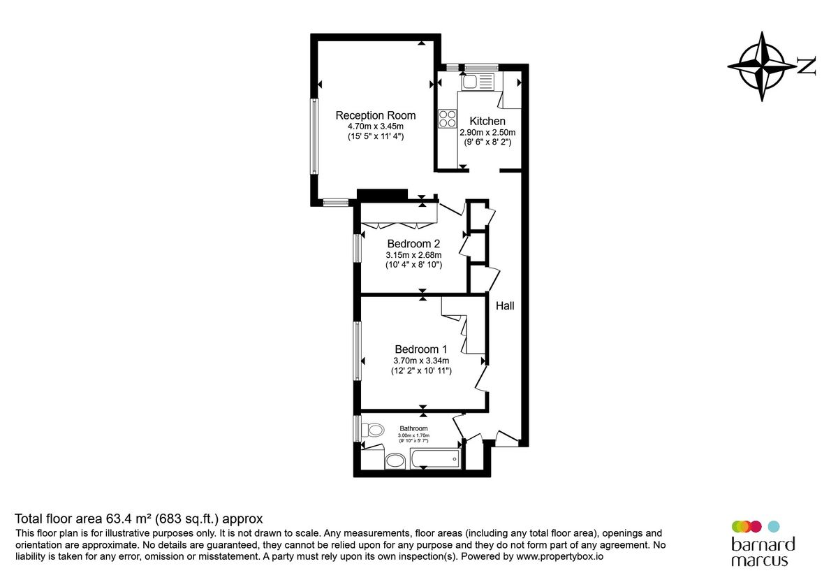 Квартира в Лондоне, Великобритания, 64 м² - фото 12