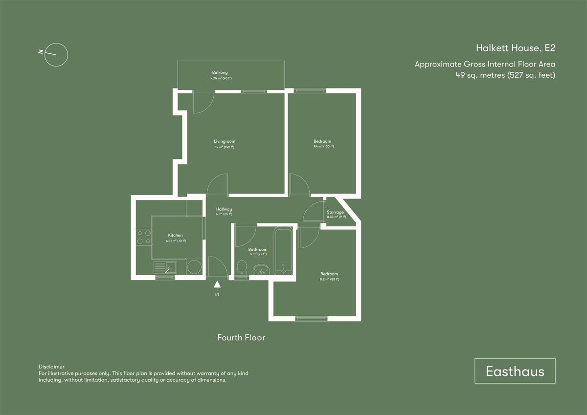 Квартира в Лондоне, Великобритания, 49 м² - фото 12