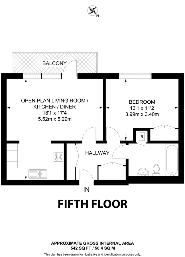 Квартира в Лондоне, Великобритания, 50 м² - фото 17