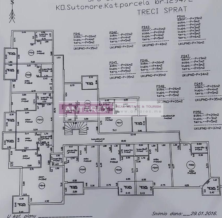 Апартаменты в Сутоморе, Черногория, 76 м² - фото 9