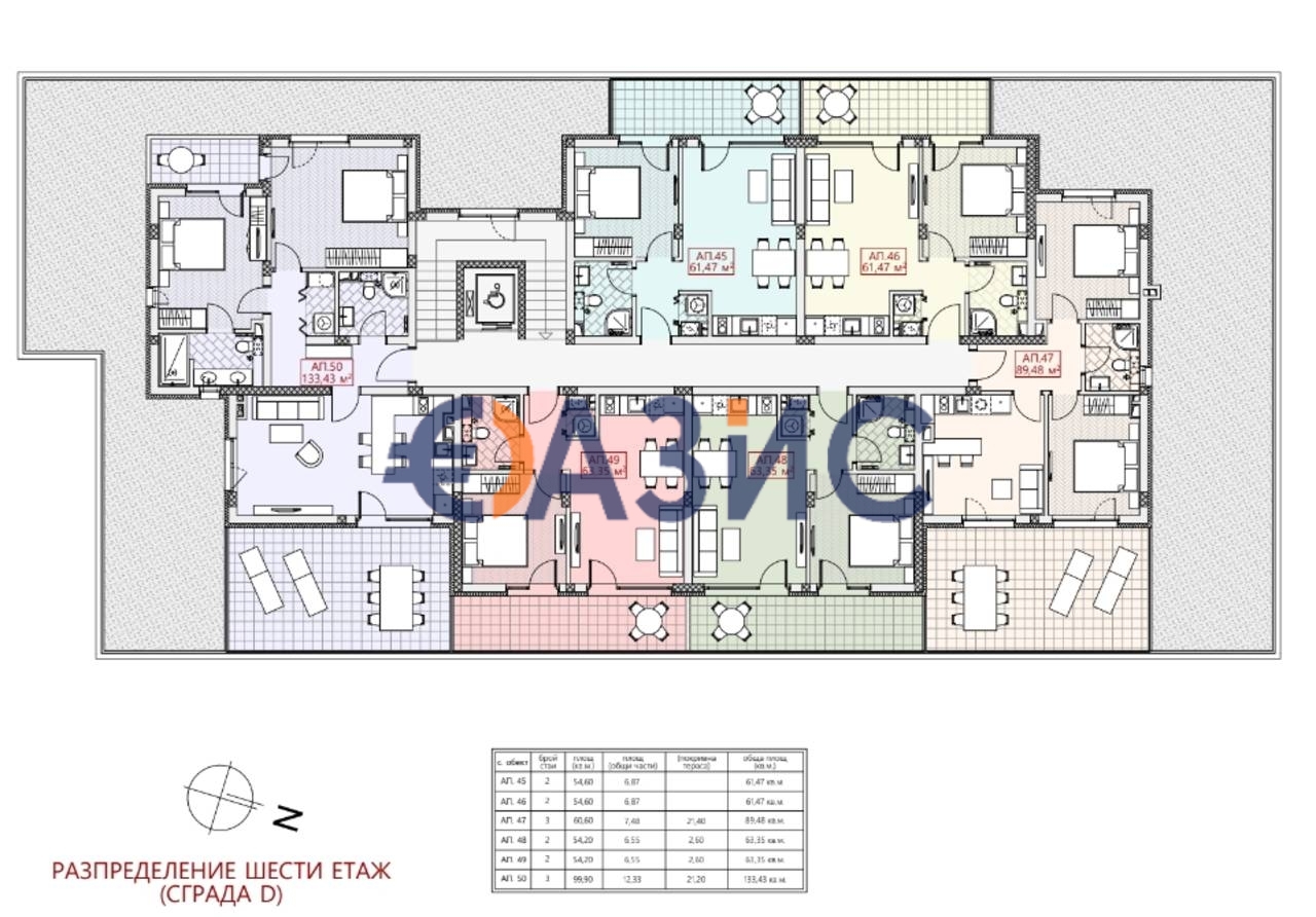 Апартаменты в Несебре, Болгария, 133.4 м² - фото 6