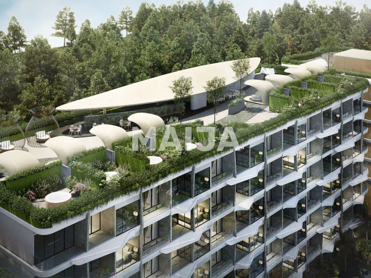 Апартаменты на острове Пхукет, Таиланд, 36 м² - фото 10