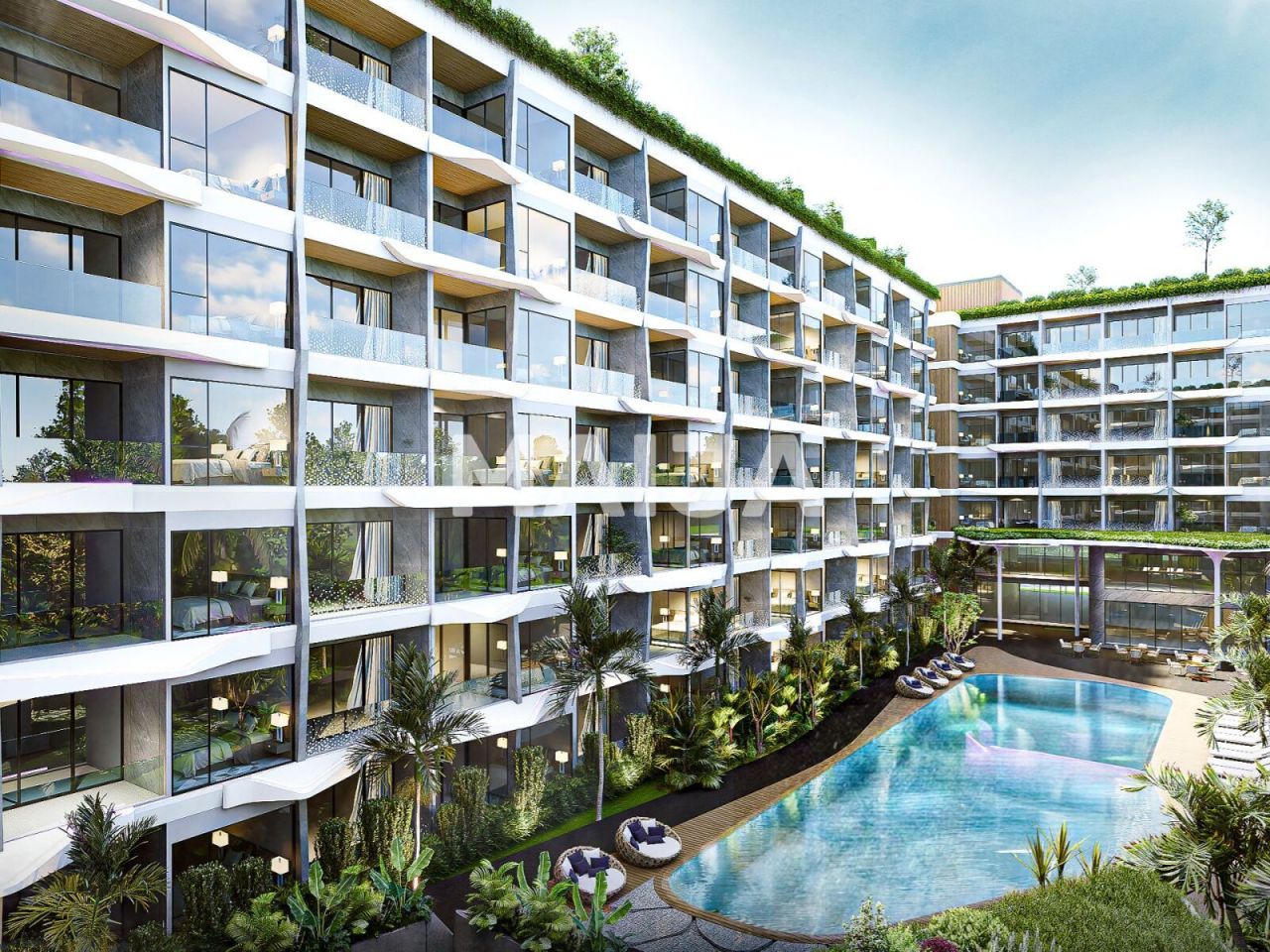 Апартаменты на острове Пхукет, Таиланд, 36 м² - фото 11