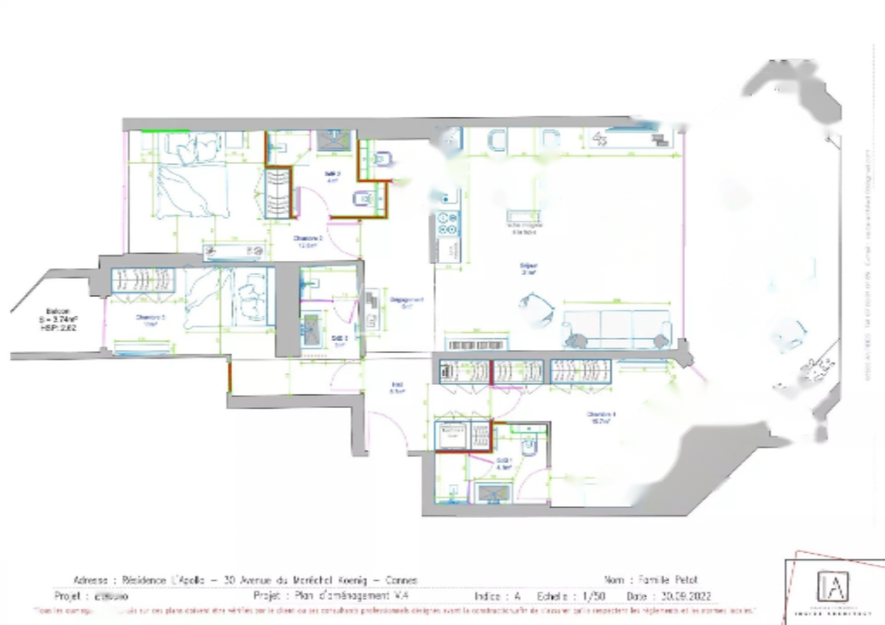 Квартира в Каннах, Франция, 96 м² - фото 15