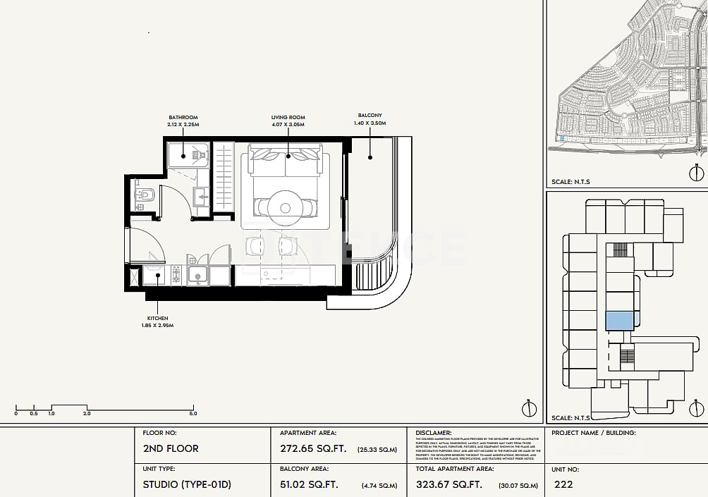 Апартаменты Аль-Фурджан, ОАЭ, 110 м² - фото 16