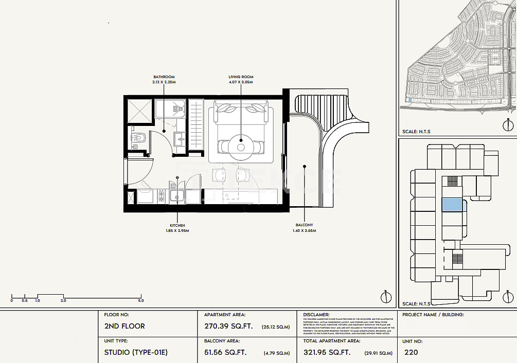Апартаменты Аль-Фурджан, ОАЭ, 64 м² - фото 17