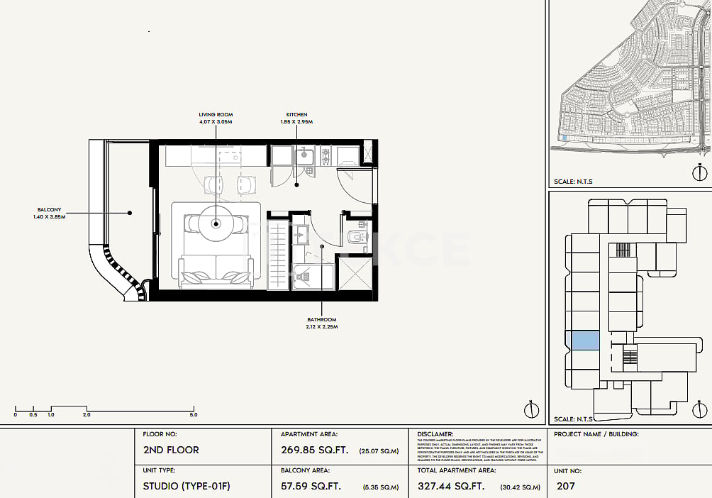 Апартаменты Аль-Фурджан, ОАЭ, 110 м² - фото 18