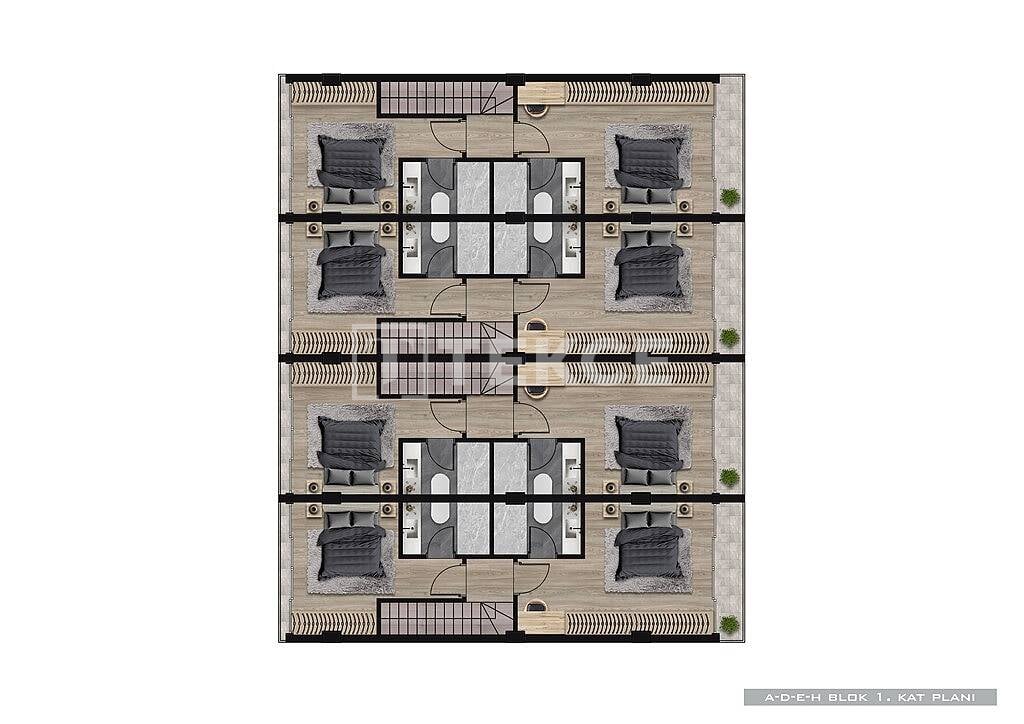 Пентхаус в Алании, Турция, 115 м² - фото 19