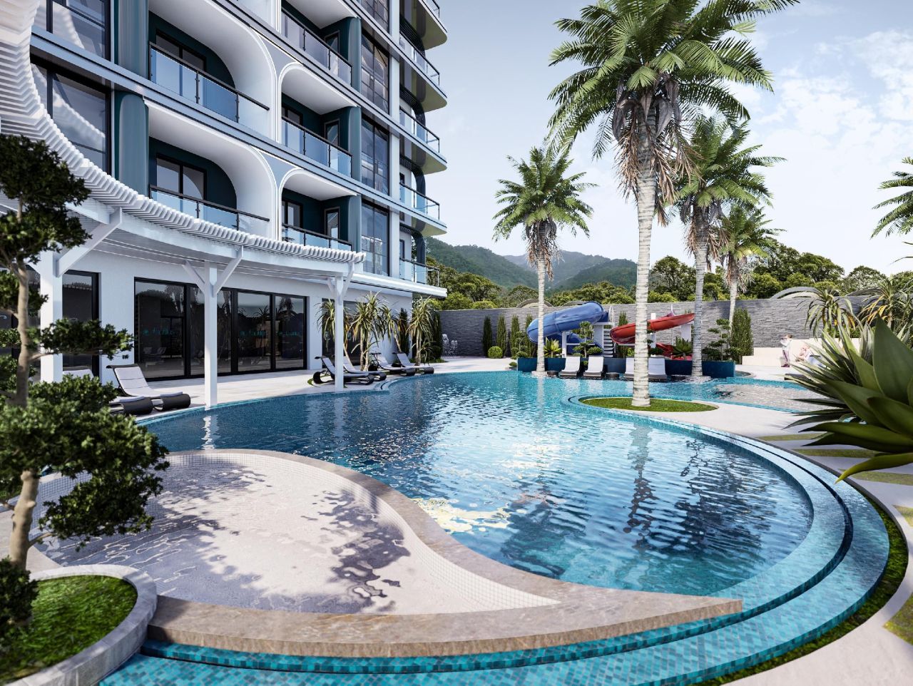 Квартира в Алании, Турция, 44 м² - фото 1