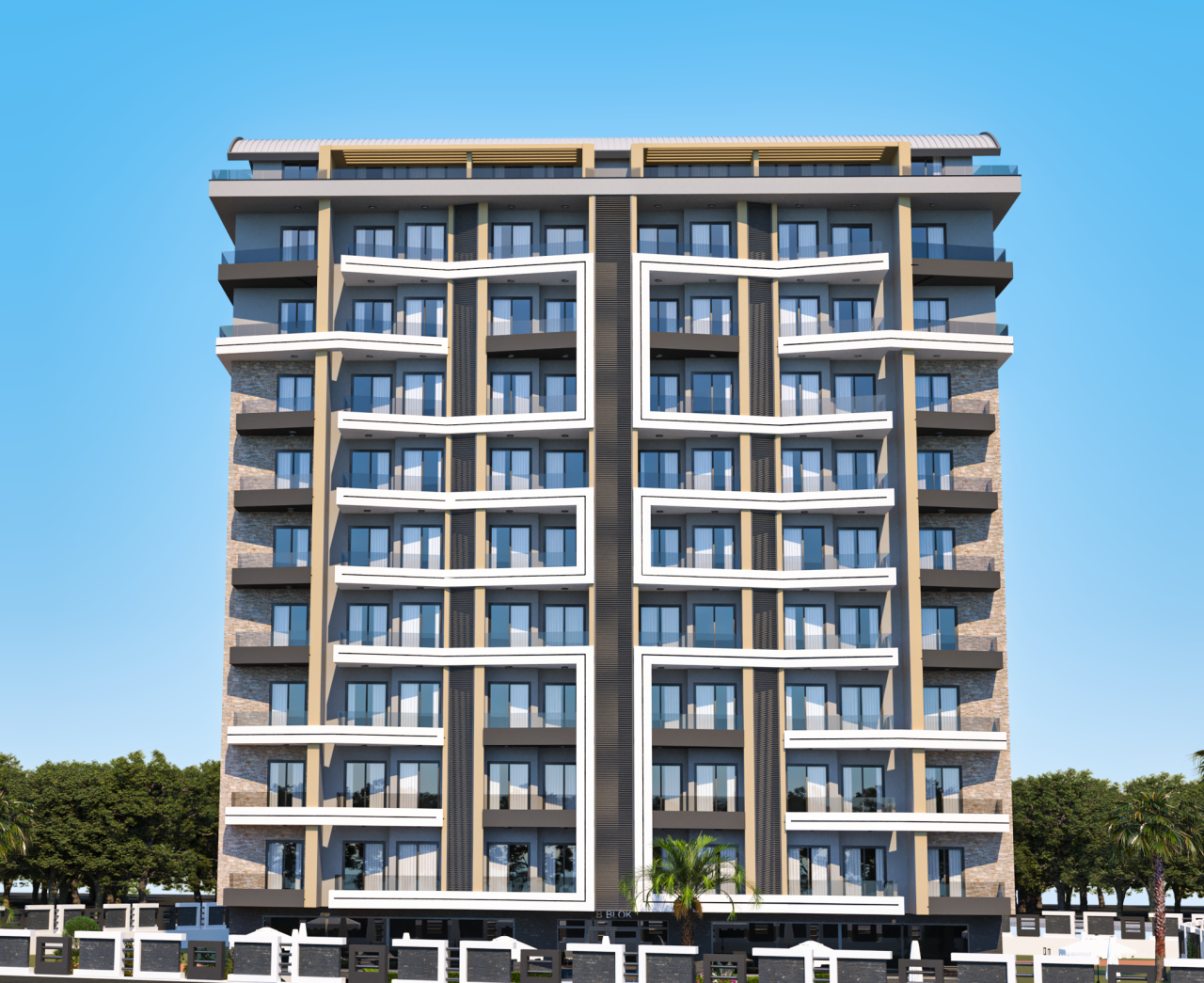 Квартира в Авсалларе, Турция, 52 м² - фото 1