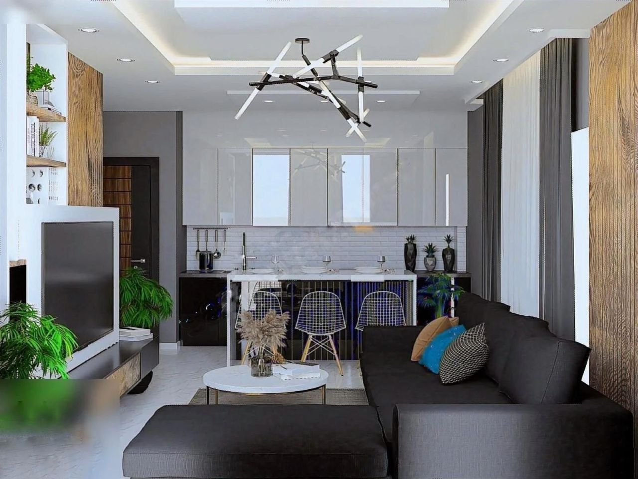 Квартира в Авсалларе, Турция, 54 м² - фото 1