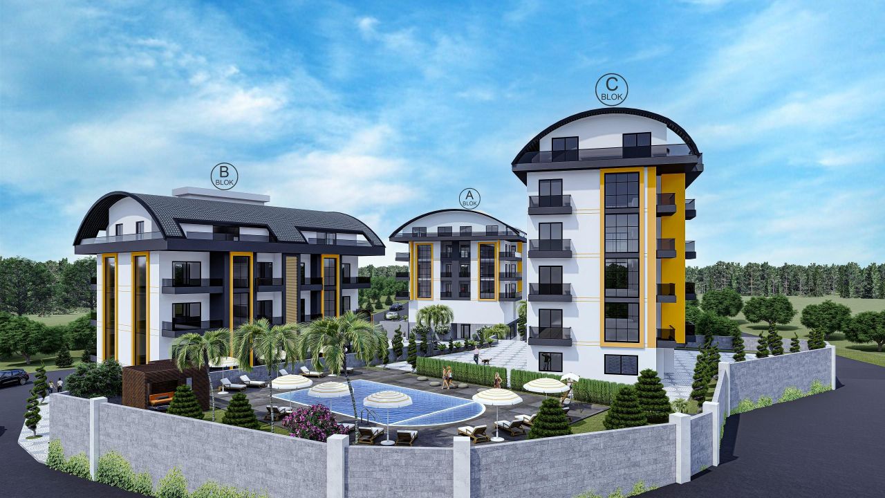 Квартира в Алании, Турция, 57 м² - фото 1